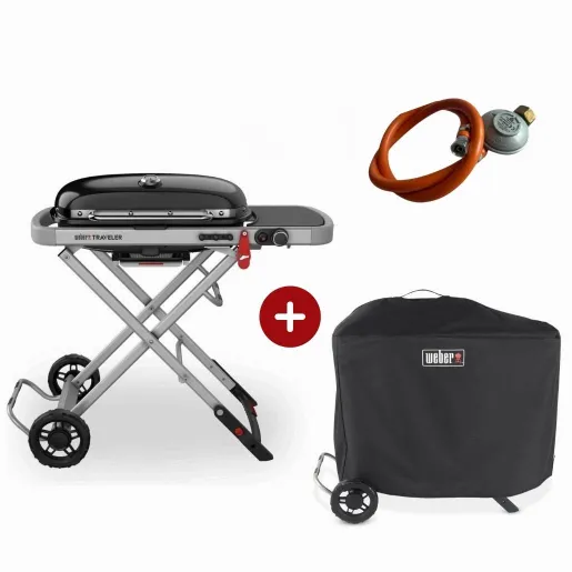  Starter Pack - Gratar pe gaz Weber Traveler